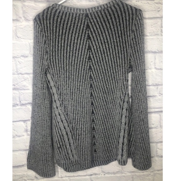 Style & Co Women's Ribbed Bell Sleeve Sweater - Picture 4 of 4